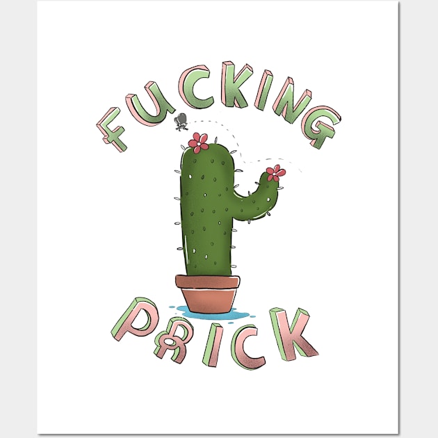 Swearing cacti Wall Art by paigedefeliceart@yahoo.com